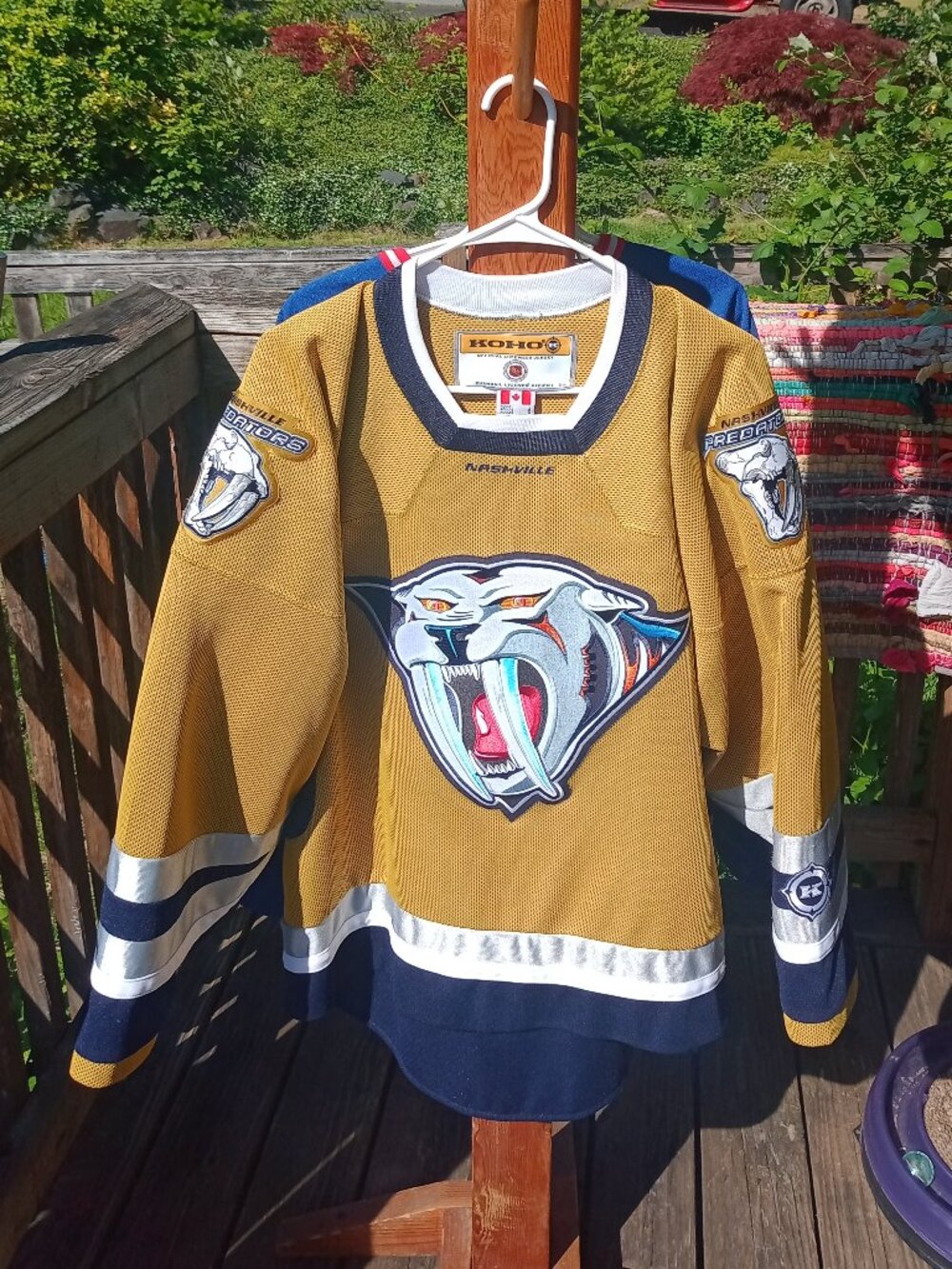 Nashville Predators Koho NHL hockey jersey "Mustard Cat"